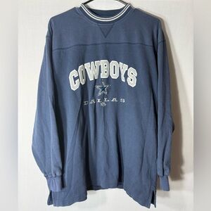 NFL Cowboys Navy Crewneck Sweater